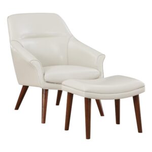 Waneta Chair and Ottoman From Office Star