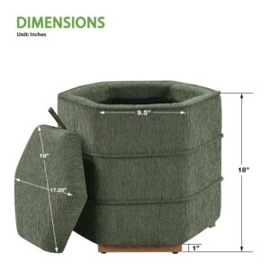 Maddox 6-sided Storage Ottoman From OSP Home Furnishings