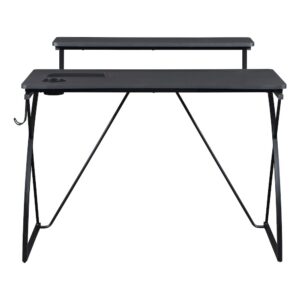 Biome 44" Battlestation Gaming Desk With Bluetooth LED Lights From OSP Home Furnishings