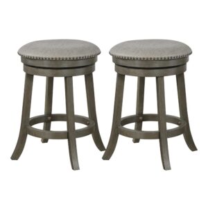 Round Backless Swivel Stool 2 Pack From Office Star