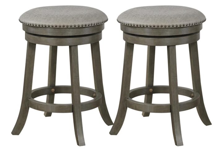 Round Backless Swivel Stool 2 Pack From Office Star
