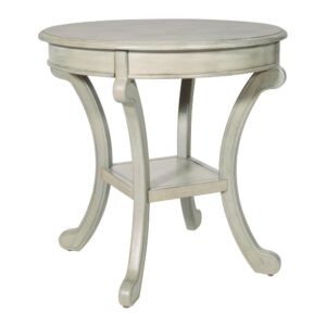 Vermont Accent Table in Antique Grey Stone Finish