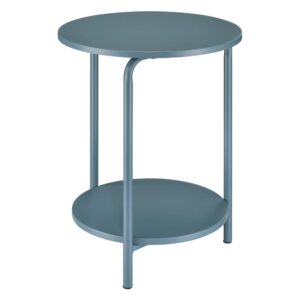 Elgin Metal Accent Table in Bluestone From Office Star
