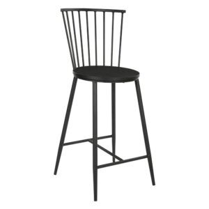 Bryce Counter Stool 26" with Black Metal Frame