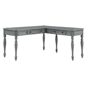 Country Meadows L-Shaped Desk w/PWR From Office Star