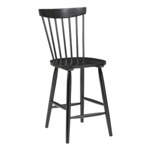Eagle Ridge Counter Stool in Black Finish