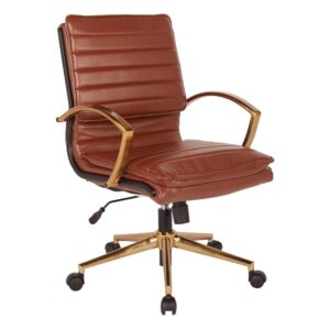 Mid-Back Faux Leather Chair From Office Star
