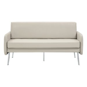Lounge Sofa in Faux Leather From Office Star