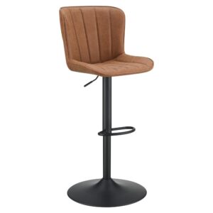 Kirkdale Adjustable Stool 2-Pack in Sand Faux Leather From Office Star