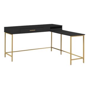 Modern Life Desk in Black From Office Star