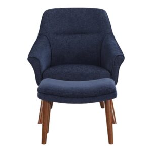 Waneta Chair and Ottoman From Office Star