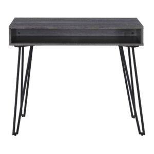 36" Writing Desk in Grey Finish KD From Office Star