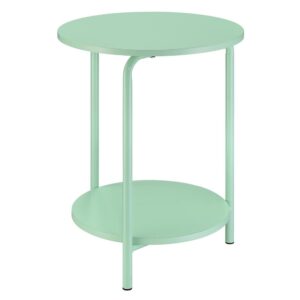 Elgin Metal Accent Table in Mint From Office Star