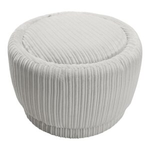 Lanyard Storage Ottoman In Taupe Cord Fabric From OSP Home Furnishings