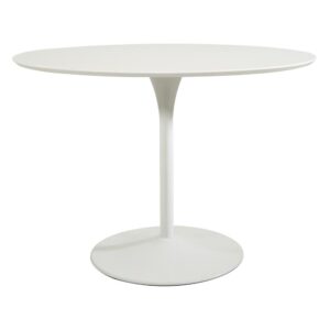 Flower Dining Table with White Top and Base