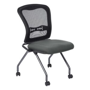 Deluxe Armless Folding Chair With ProGrid Back From Office Star