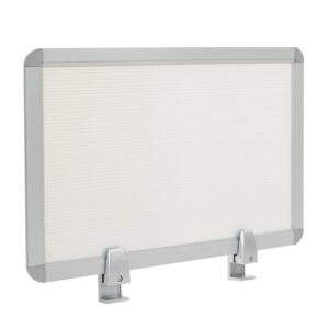 Privacy Screen for Prado Desk Return with 2 Silver Mounting Brackets