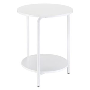 Elgin Metal Accent Table in White From Office Star