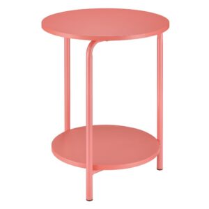 Elgin Metal Accent Table in Coral From Office Star