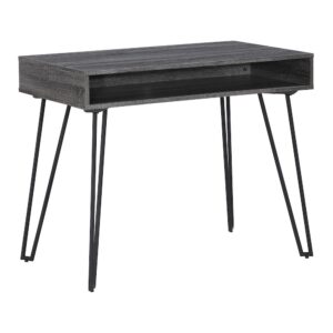 36" Writing Desk in Grey Finish KD From Office Star