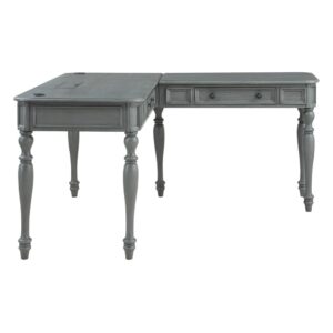 Country Meadows L-Shaped Desk w/PWR From Office Star