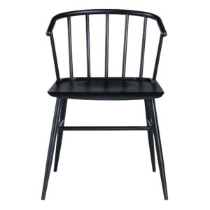Lincoln All Metal Chair in Black Finish From OSP Home Furnishings