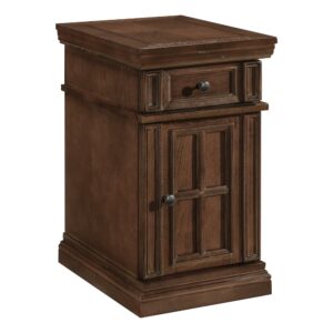 Chair Side Table with Power From Office Star