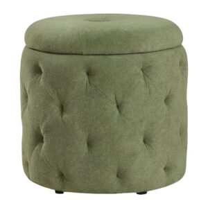 Erindale Round Storage Ottoman From Office Star