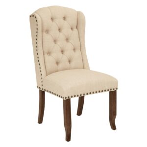 Jessica Tufted Wing Dining Chair From Office Star