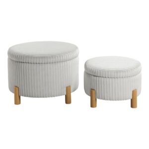 Bennett 2-Piece Storage Ottoman Set From Office Star