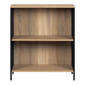 Ace 2 Shelf Bookcase in River Oak Finish From OSP Home Furnishings