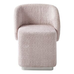 Cady Vanity Chair in Dusty Rose Fabric Fully Assembled From OSP Home Furnishings