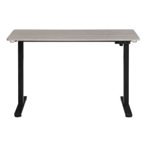 Primo 48"W Sit to Stand Electric Height Adjustable Desk With Light Grey Top From Office Star