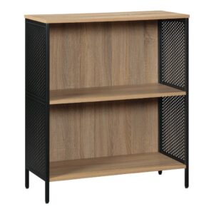 Ace 2 Shelf Bookcase in River Oak Finish From OSP Home Furnishings