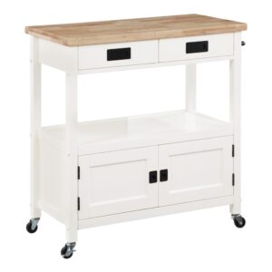 Radford Kitchen Cart White From Office Star