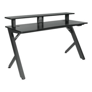 Area51 Battlestation Gaming Desk with Matte Black Legs