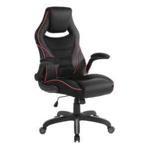 Xeno Gaming Chair in Red Faux Leather