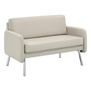 Lounge Loveseat in Faux Leather From Office Star