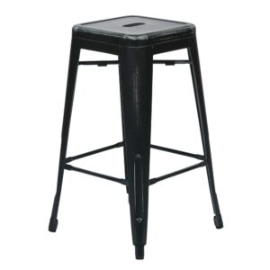 Bristow 26" Antique Metal Barstools From Office Star