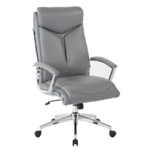 Executive Faux Leather High Back Chair From Office Star