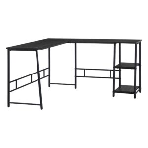 Frame Works "L" Desk in Mocha Finish