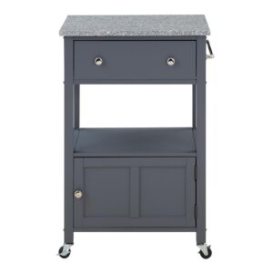 Fairfax Kitchen Cart Grey From Office Star