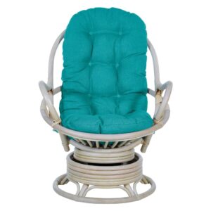 Lanai Rattan Swivel Rocker From Office Star