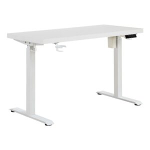 Primo-Sit/Stand Electric 48" In White Carbon Fiber Finish From Office Star