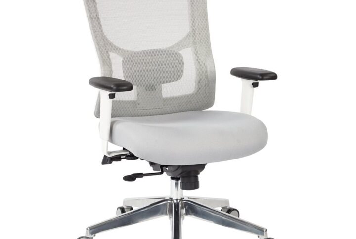 ProGrid® White Mesh Mid Back Chair From Office Star