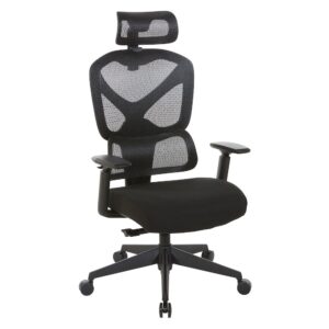 Mesh Back Manager’s Chair with Headrest From Office Star