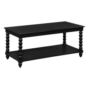 Elise Coffee Table in Black Finish From OSP Home Furnishings