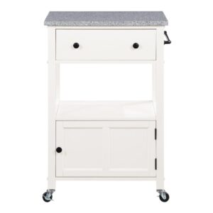 Fairfax Kitchen Cart White From Office Star