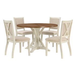 5 Piece Flower Dining Set From Office Star