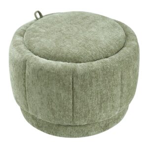 Lanyard Storage Ottoman in Spring Green Fabric From OSP Home Furnishings